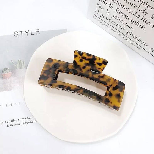 Hollow Square Hair Claw Clip